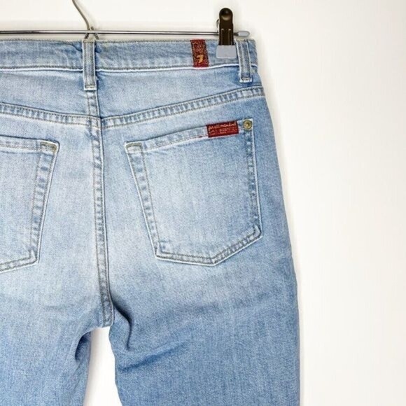 7 FOR ALL MANKIND Bermuda High Waist Shorts  - Picture 6 of 9